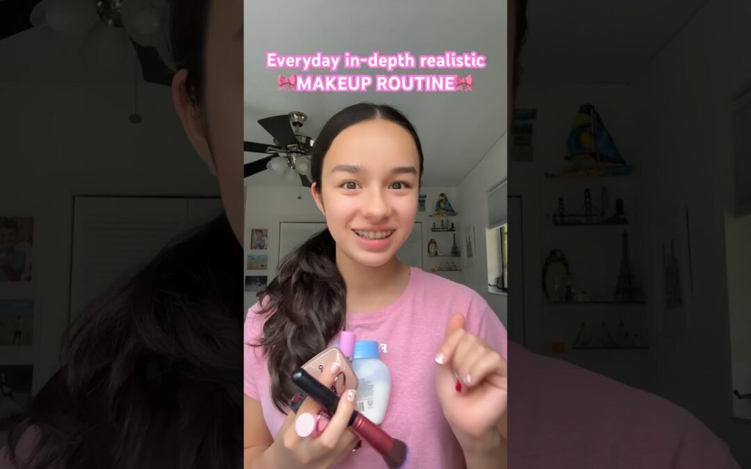 Realistic everyday makeup routine! 🤭🎀 #fypシ #viral #makeup #everyday #skincare