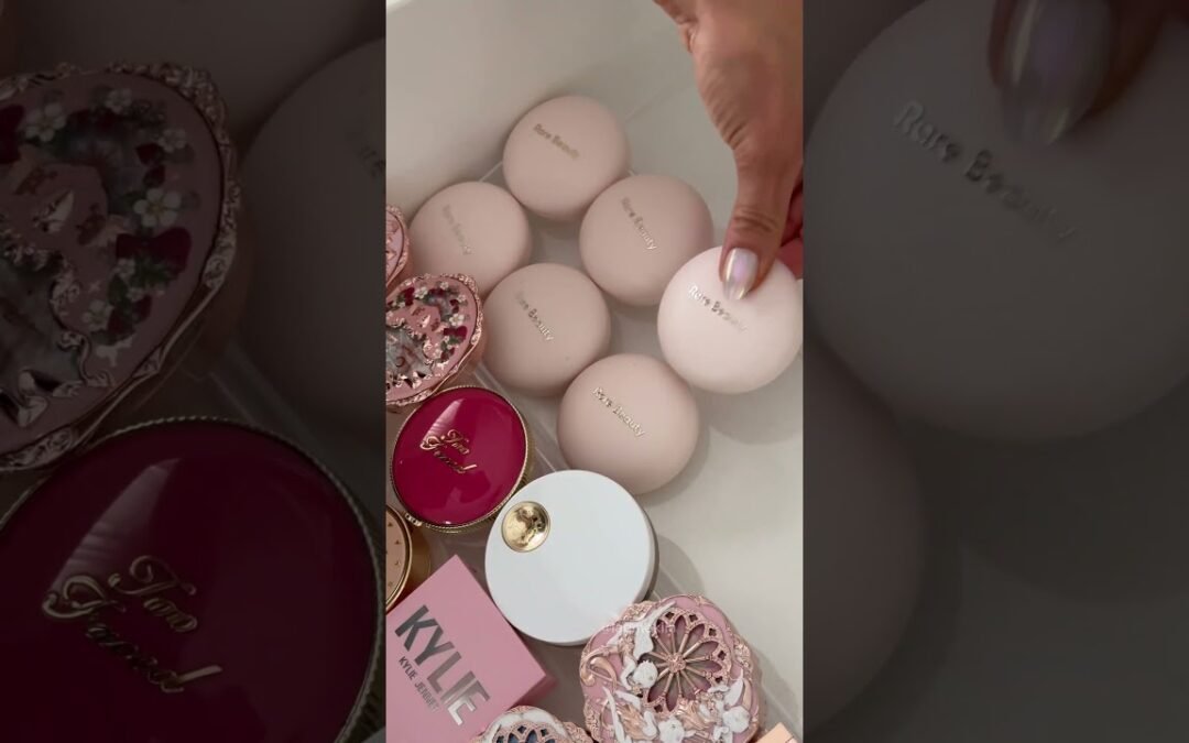 Let’s organize my blush collection🌸✨ part I🫣 #makeupcollection #makeup #organization #asmr #shorts