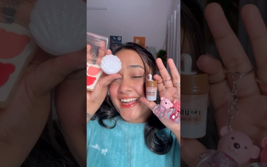 Cute makeup products 💄🧸 from Meesho 😱 #meesho #meeshohaul #meeshofinds #makeup