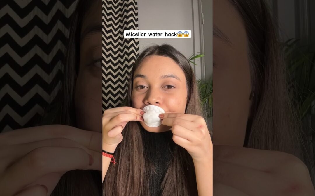 Micellar water hack😱#goesviral #trendingshorts #shorts #hacks #tricks #makeup #ashortaday #trend