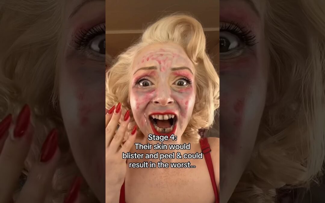 What happens if you tried the most dangerous makeup…😲 #shorts