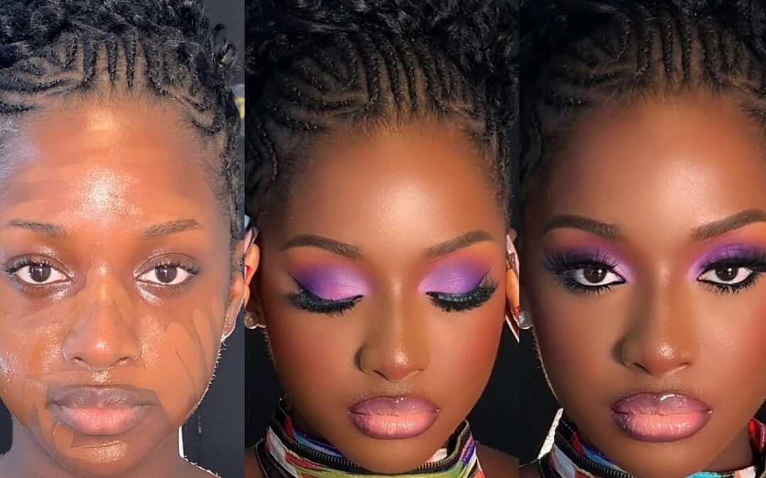 STEP BY STEP DARK SKIN MAKEUP TUTORIAL