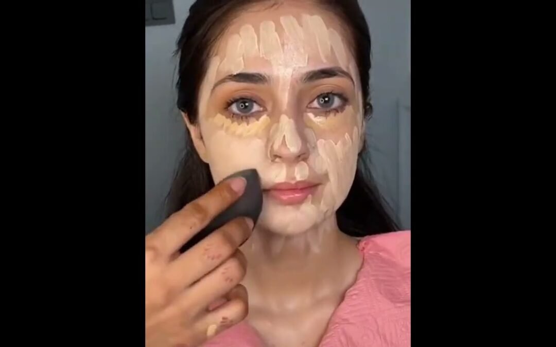 Party makeup base // party makeup look