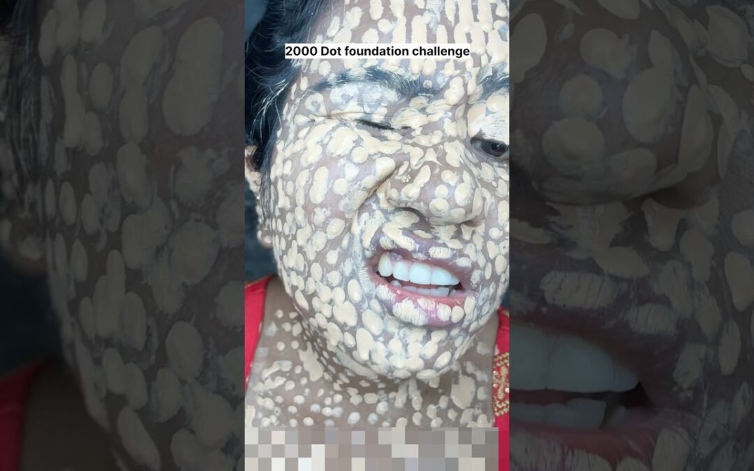 2000 dots foundation challenge #makeup #2000dotfoundation #500dotfoundation #1000dotfoundation