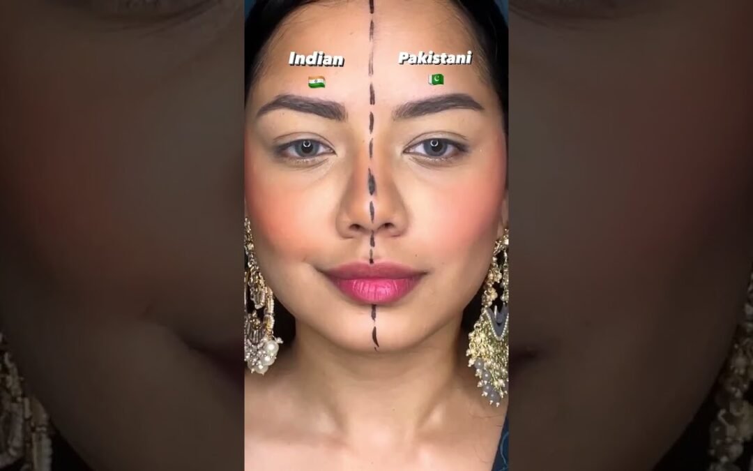 🇮🇳Indian Vs 🇵🇰Pakistan Makeup Look😍 | #shorts | SUGAR⁩ Cosmetics