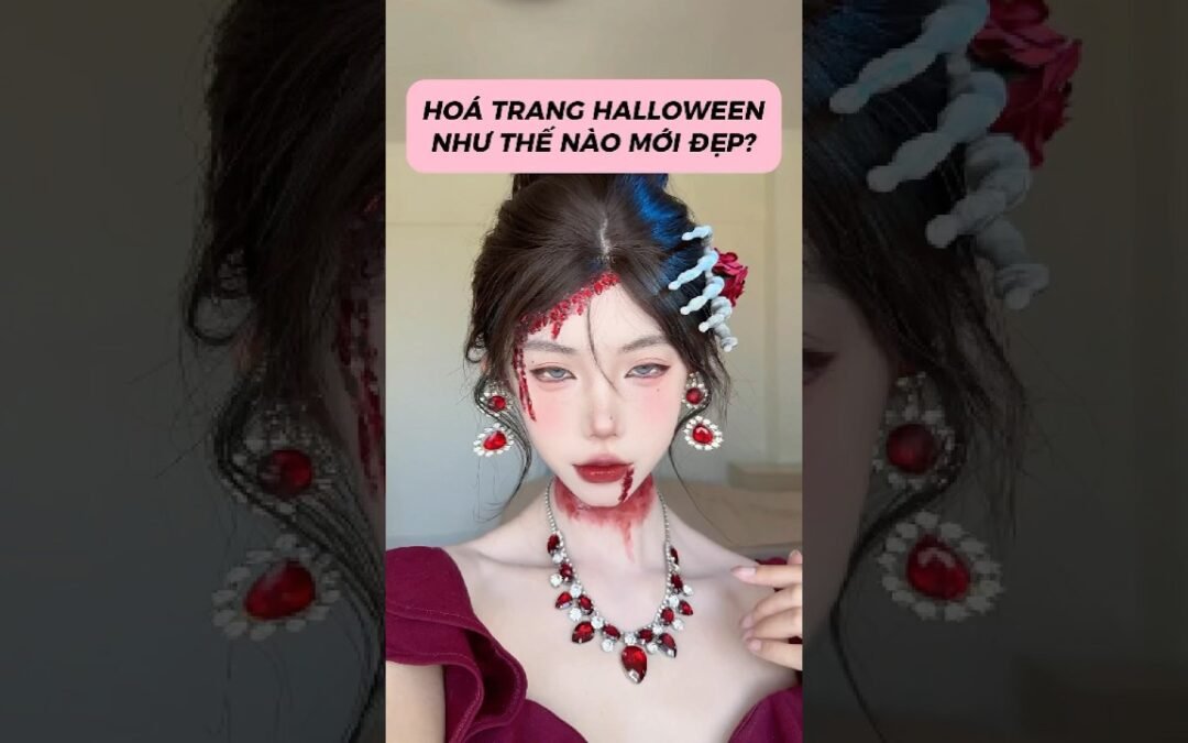HOÁ TRANG HALLOWEEN 😱 #makeup #beauty #halloween #cosplay