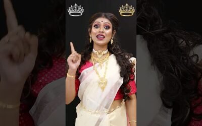 সরস্বতী মা Look চ্যালেঞ্জ | Saraswati Maa Look Challenge | Saraswati Makeup Look | Bong Girl Monti