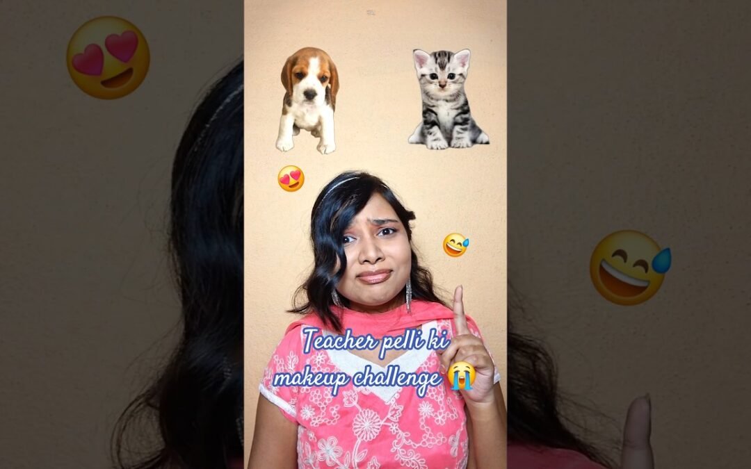 makeup challenge #shorts #telugu #makeup #teacher #funny #comedy #fun #viralshorts #trendingshorts
