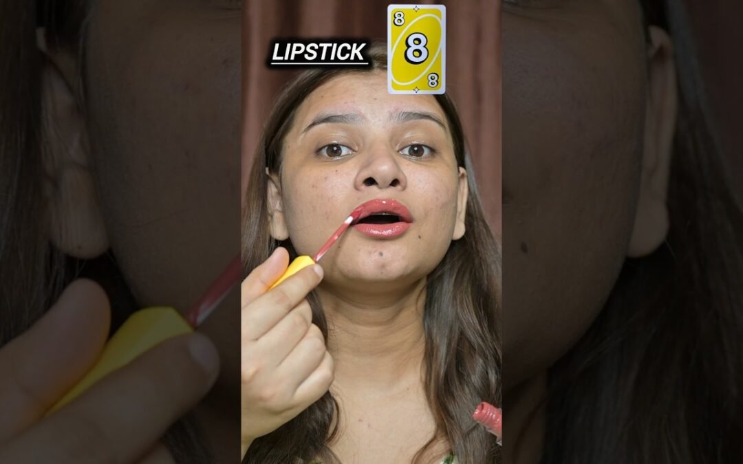 Start from the last makeup with UNO challenge 😱||#thesastamakeup #makeup #shorts #funny