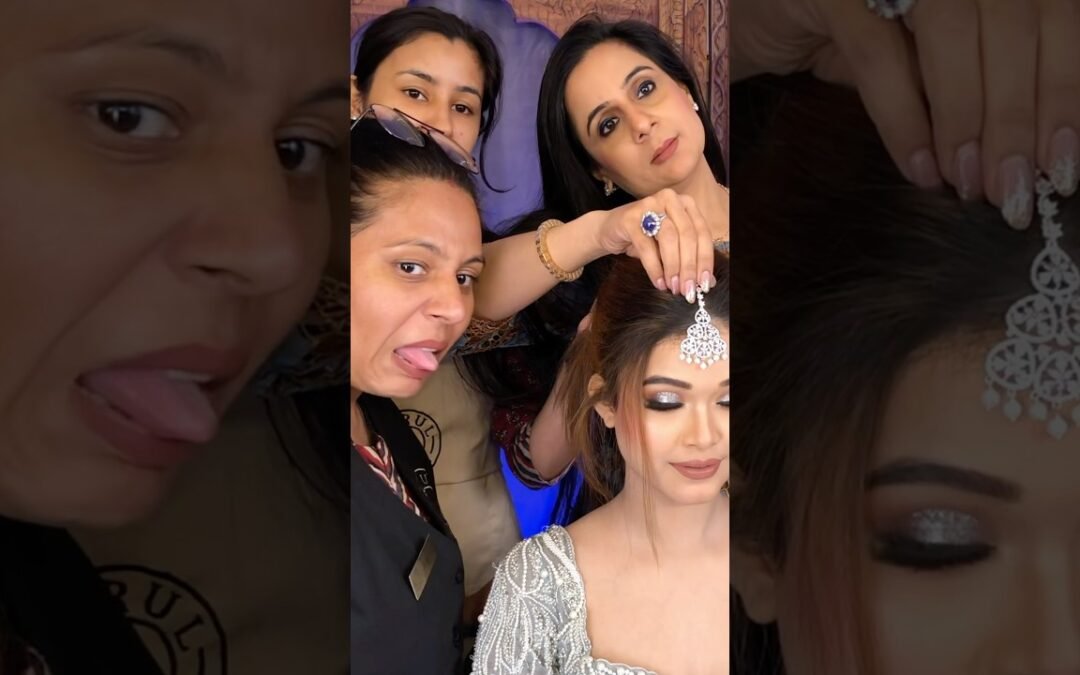 Silver Shimmery Eyes for this Stunner ❤️ Parul Garg