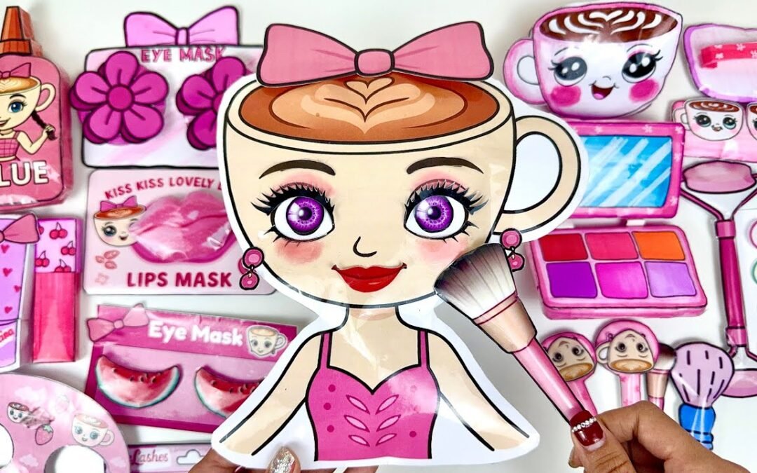 🌸Paper DIY🌸ITALIAN BRAINROT Ballerina Cappuccina Skin Care Make up Blind Bag Unboxing