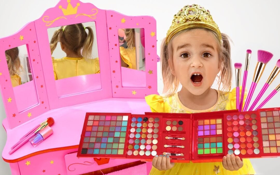 Alice is changing outfits and asking Uncle for a makeup