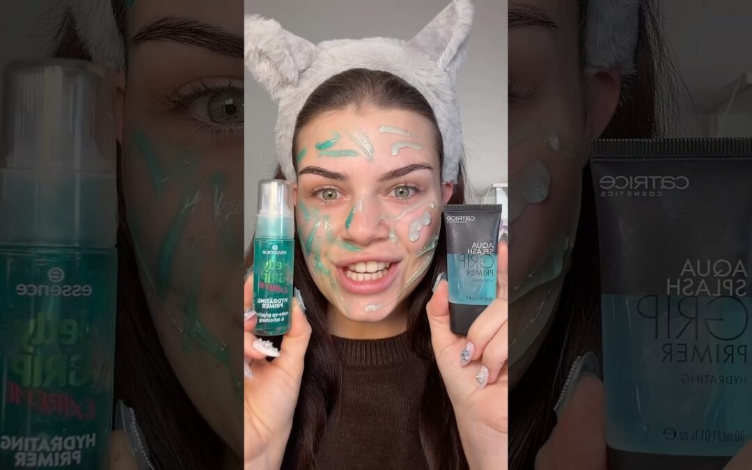 Jelly Grip Battle! @essence_cosmetics #essence #jellygripprimer #catrice #makeuptest #makeup