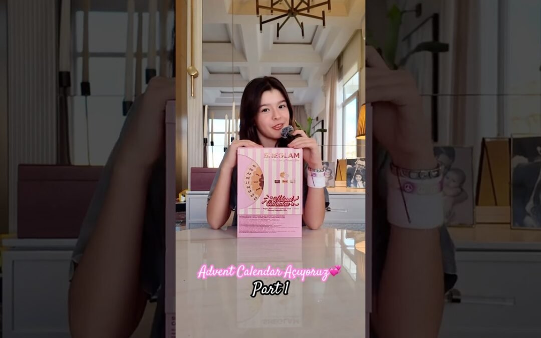 #sheglam #adventcalendar açıyoruz😍 @asliguler ablam yollamış🫠 #makeup #unboxing