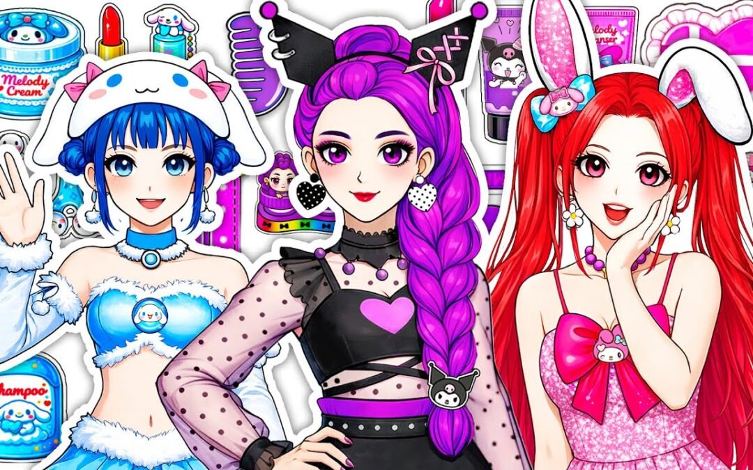 🎀Paper DIY🎀KPOP DEMON HUNTERS Rumi Skincare +Makeup Blind Bag Unboxing ASMR| RESCUING RUMI MIRA ZOEY