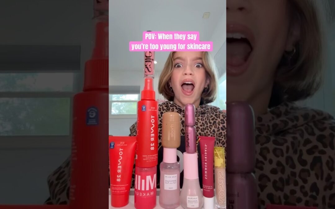 Too young or nah? #makeup #skincare #sephora #preppy #genalpha #fypviralシ