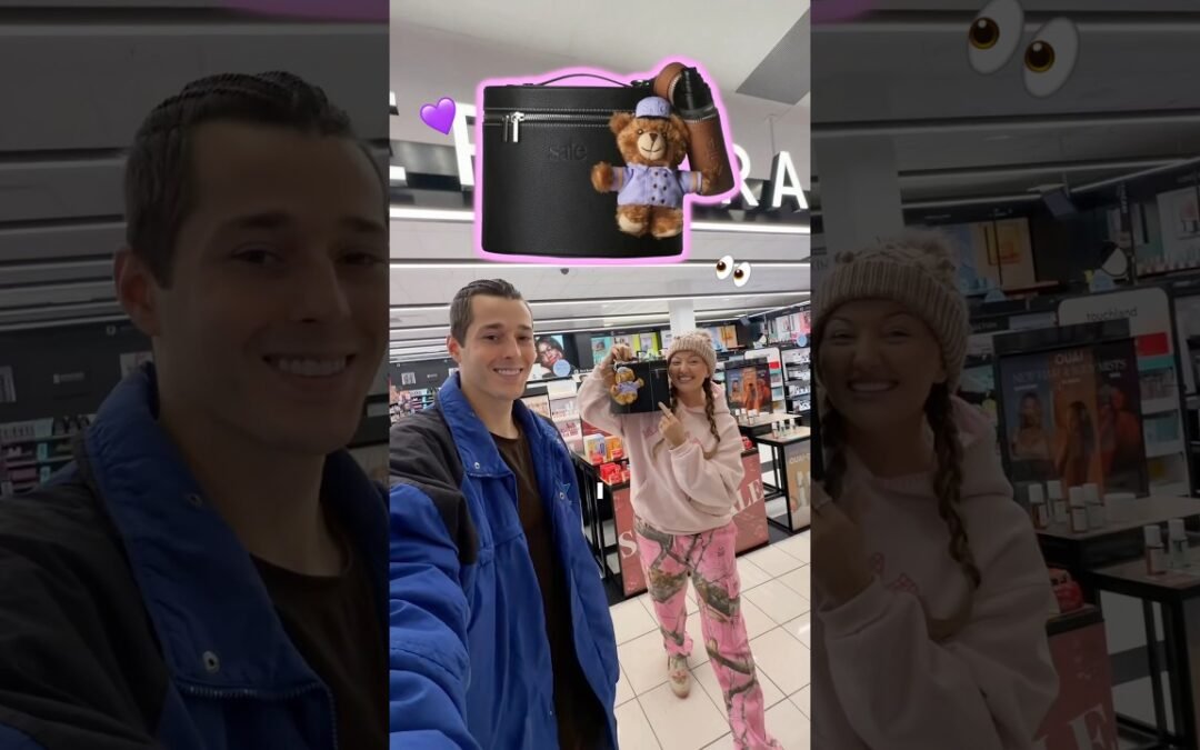 SEPHORA CHALLENGE: IT HAS TO FIT IN MY SAIE MAKEUP BAG!👀💜 #makeup #challenge #sephora