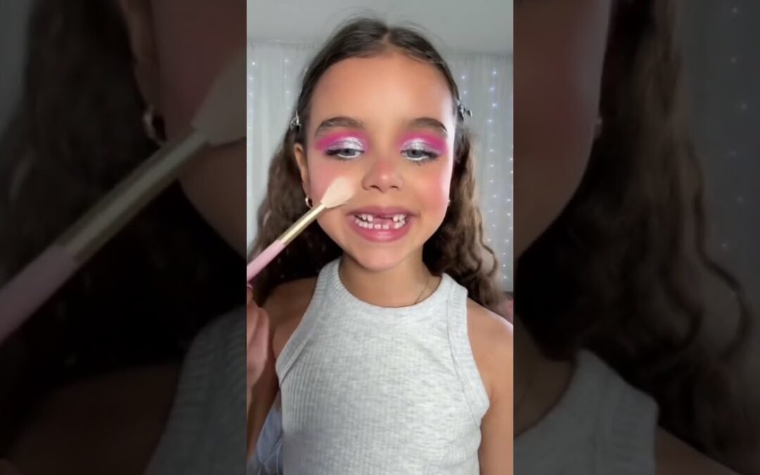 Barbie Makeup Transformation | Makeup By 6 Year Old Kassie