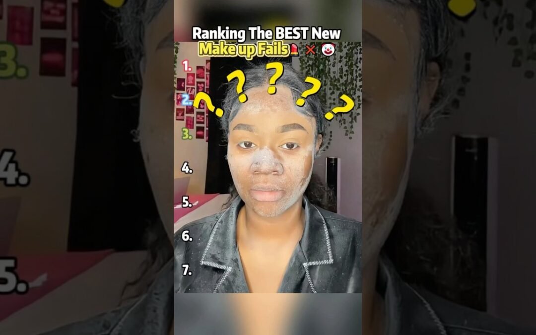 Ranking The BEST New Makeup Fails 💄 ❌ 🤡 #Makeup #funny #fyp