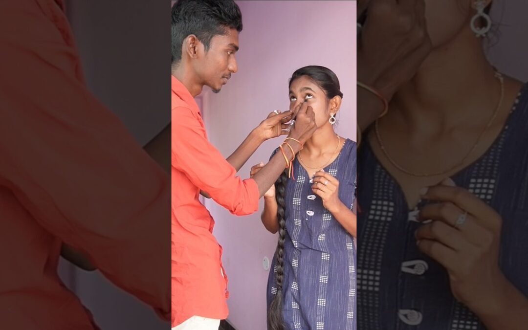 Makeup challenge 😜#shopwithyoutube #youtube #makeup #tamil #comedy #vlog #getreadywithme