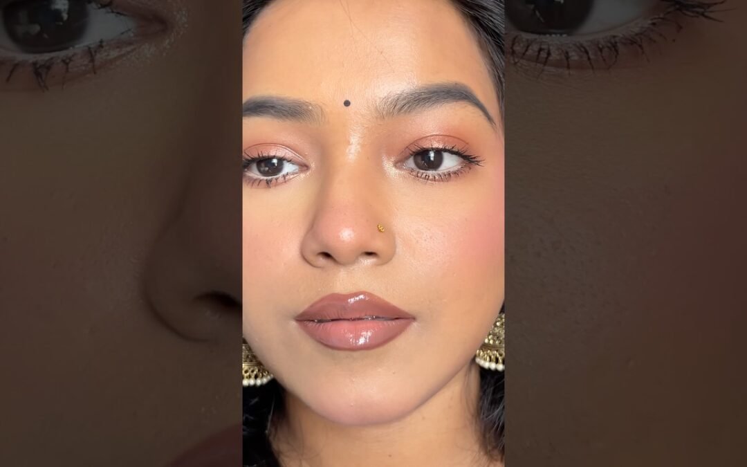 6 product Brown skin  makeup tutorial 🌸#shorts #shortsfeed #shortvideo #trending #viral #trending