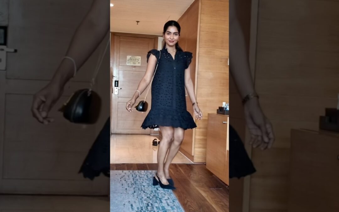 GRWM for Delhi YouTube event 🦋 #shortsvideo #beautytiips #styling #dressootd #makeup #eyemakeup