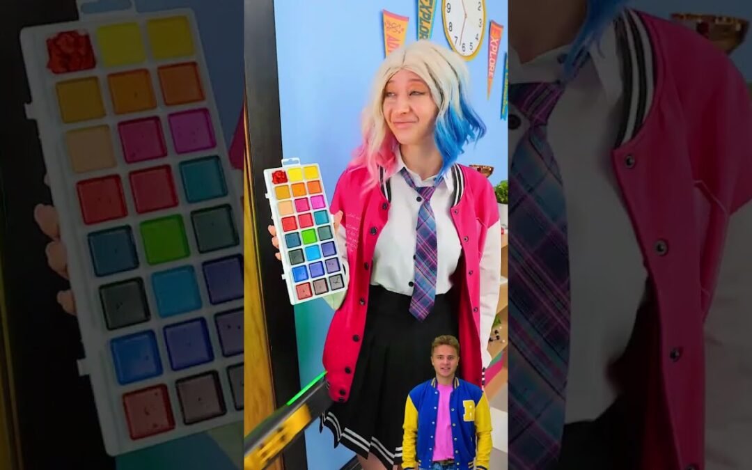 She Came Up With A Genius Way To Sneak Lipstick Into School 💄😎 #makeup #school