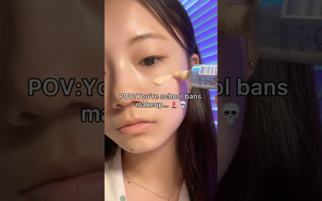 POV: Your school bans makeup 💄💀here are some alternatives #makeup #viral