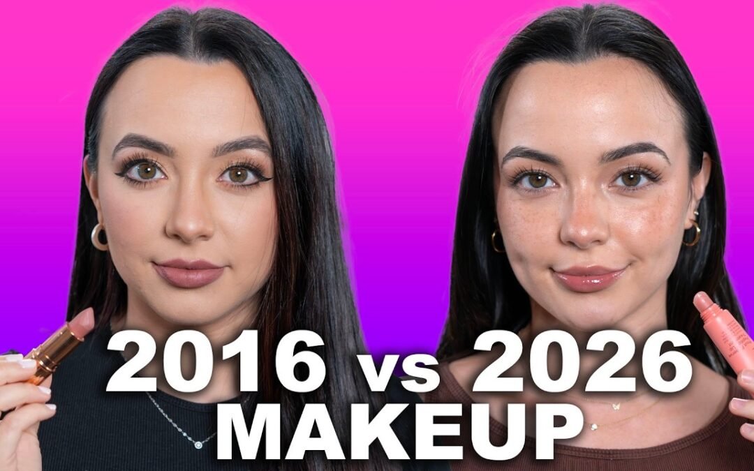 2016 Makeup vs 2026 Makeup – Merrell Twins