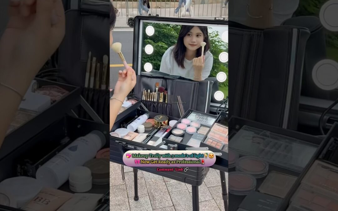 Travel Makeup Kit That Fits Everything ✈️| Best Gift for Girls😍 #makeupkit #makeupshorts #shortsfeed