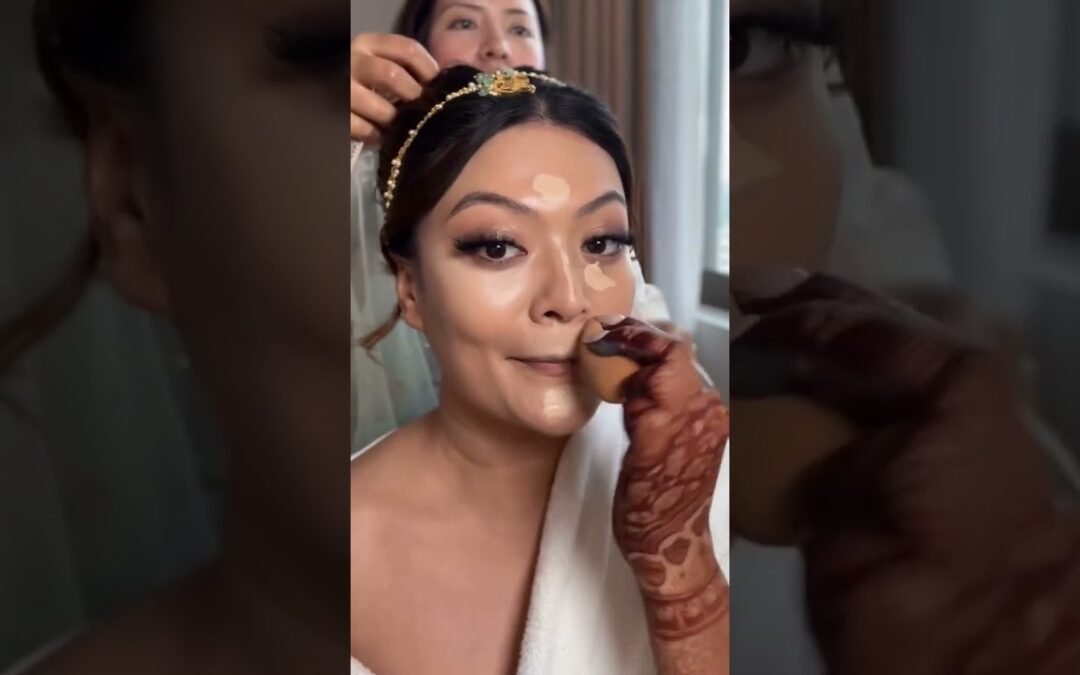 SELF WEDDING MAKEUP 2025#shorts #viralvideo #bridalmakeup #beauty #youtubeshorts #hairstyle
