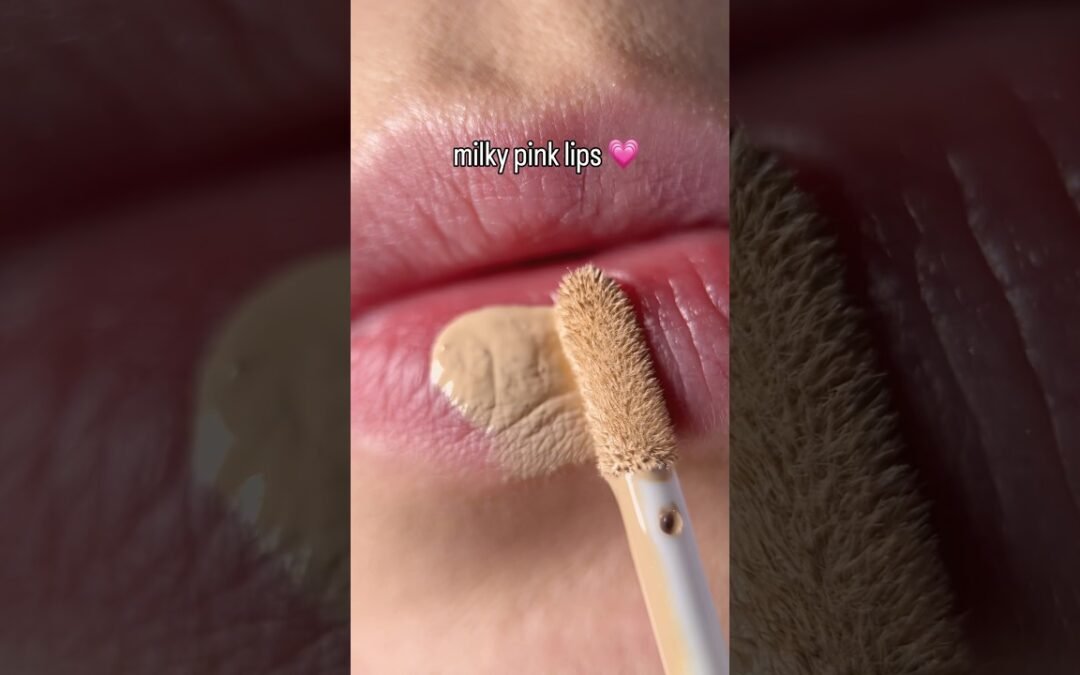 Milky pink lips tutorial 💗 #lipcombo #lipstick #lips #makeup #grwm