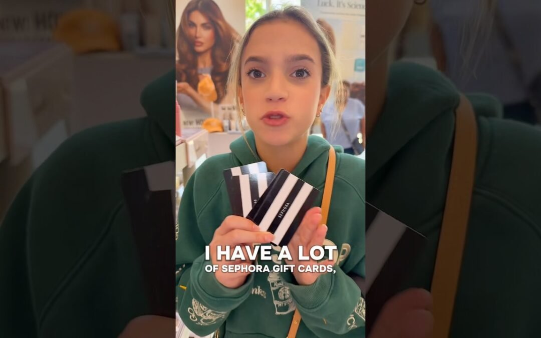 I thought I had enough Sephora gift cards! #sephora #shopping #haul #makeup #skincare