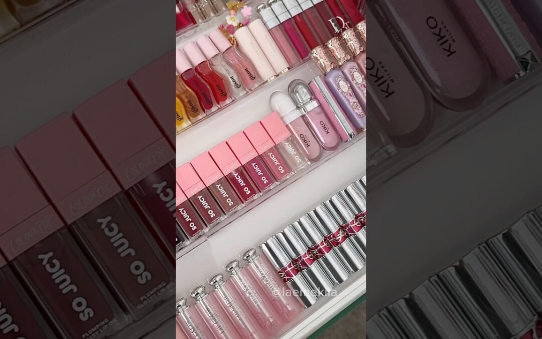 let’s organize my lipstick collection🎀part I #makeupcollection #makeup #organization #asmr #shorts