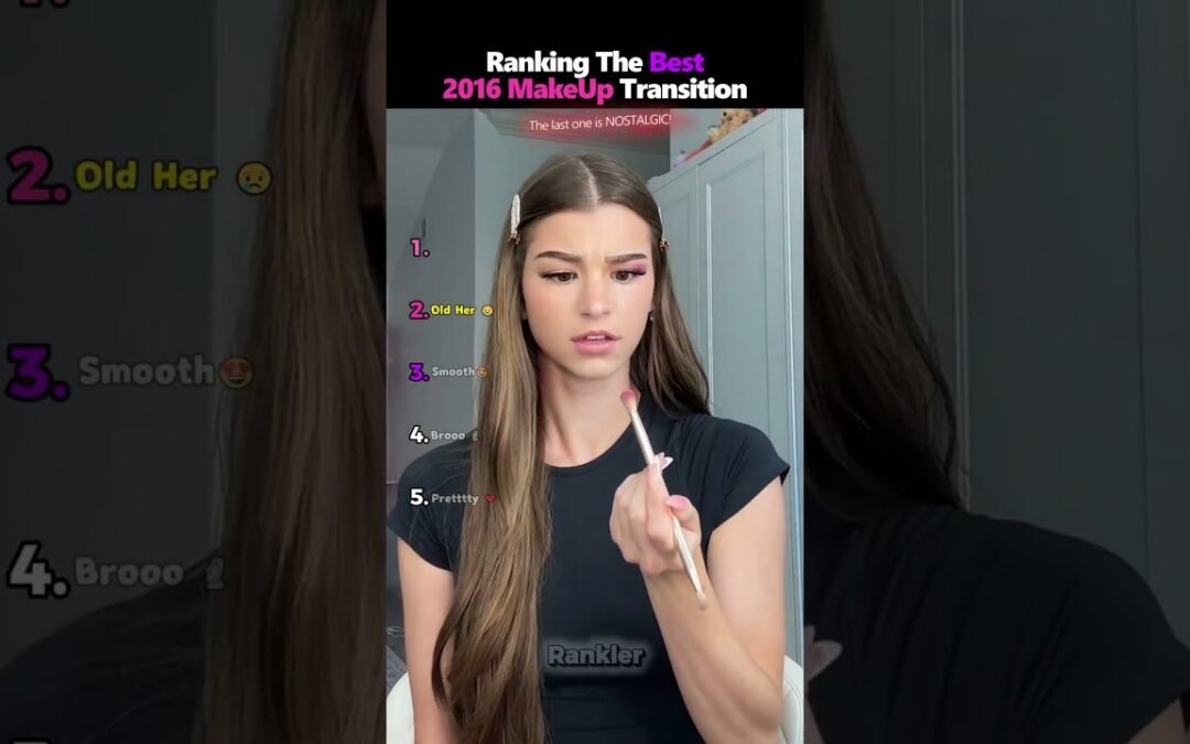 Ranking The Best 2016 Makeup Transition Moments 💄😭 #shorts #makeup #2016